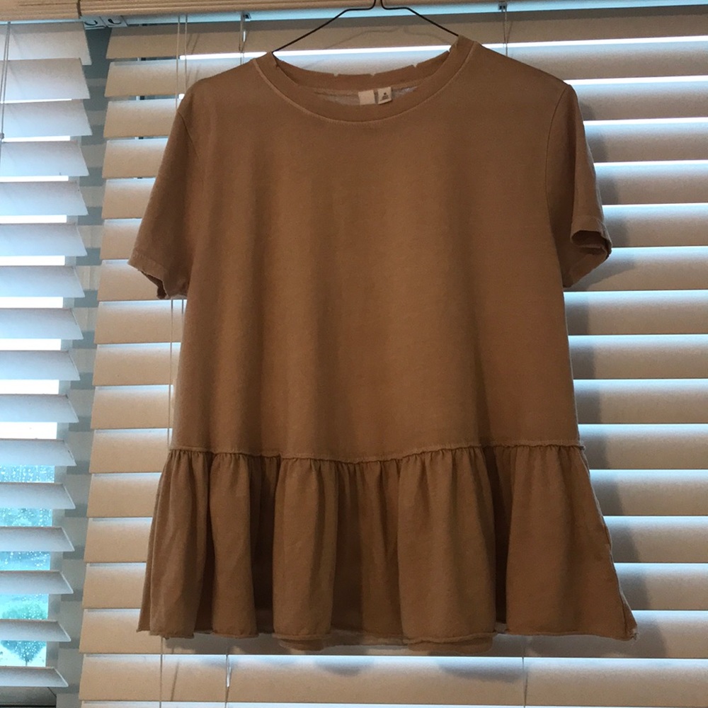 Ruffled T-shirt